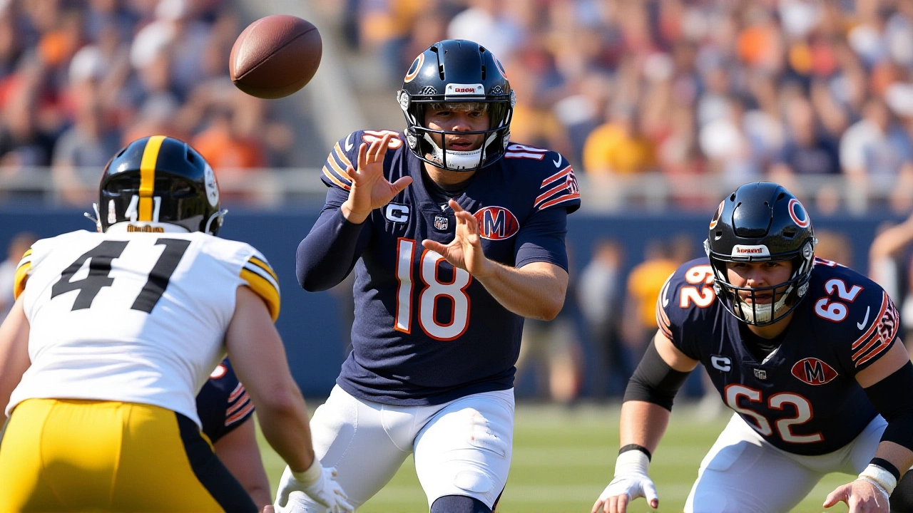 Caleb Williams throws 3 TDs as Bears edge Steelers 31-28, stay atop NFC North